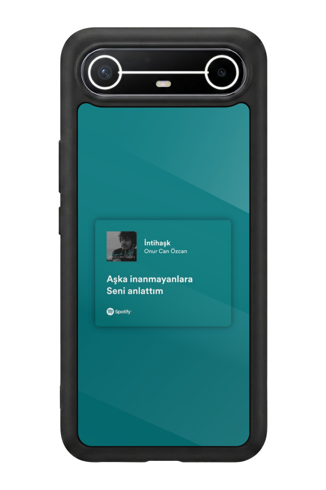 Tecno Spark Slim 5G Uyumlu Sarki Sozleri Tasarımlı Glossy Premium Kılıf