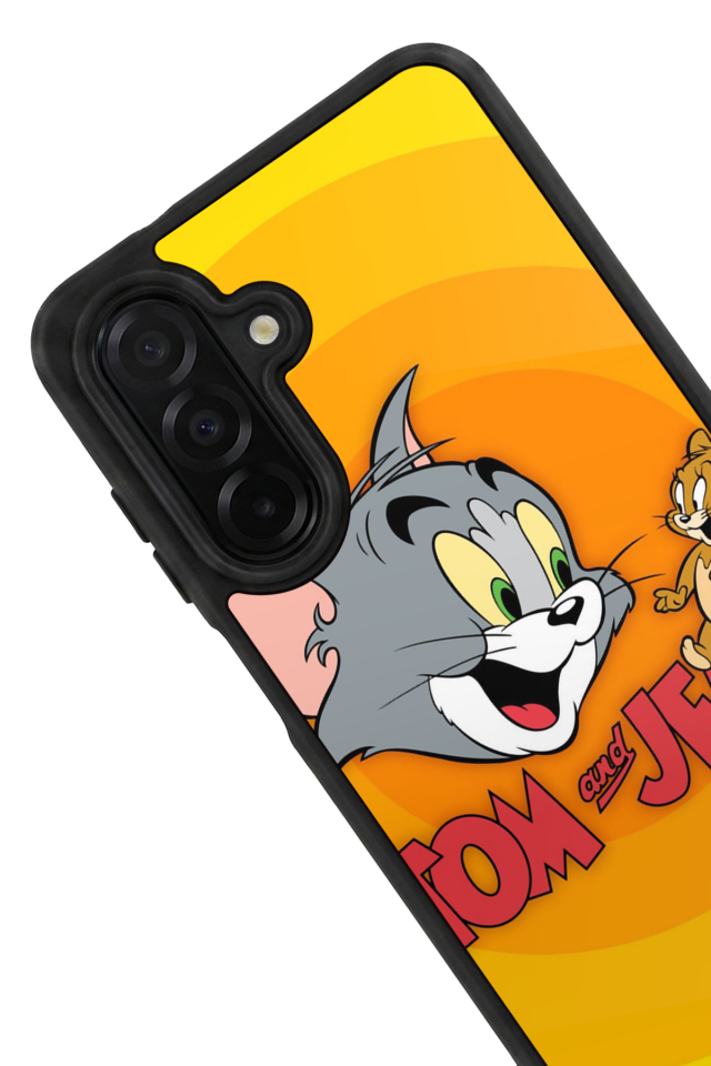 Samsung Galaxy A56 Uyumlu Tom And Jerry Tasarımlı Glossy Premium Kılıf