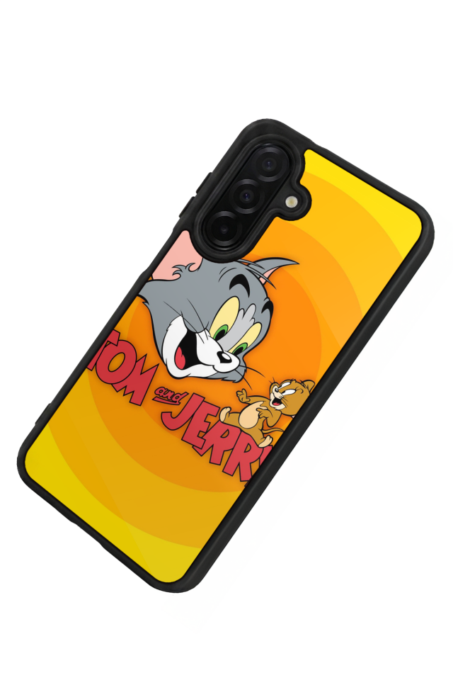 Samsung Galaxy A56 Uyumlu Tom And Jerry Tasarımlı Glossy Premium Kılıf