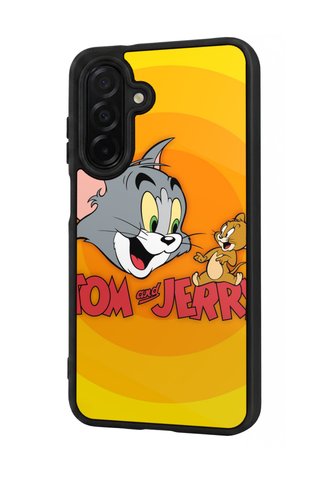 Samsung Galaxy A56 Uyumlu Tom And Jerry Tasarımlı Glossy Premium Kılıf