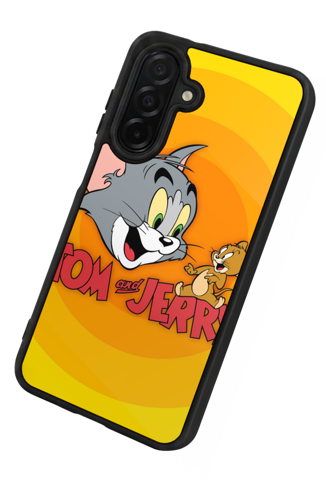 Samsung Galaxy A56 Uyumlu Tom And Jerry Tasarımlı Glossy Premium Kılıf