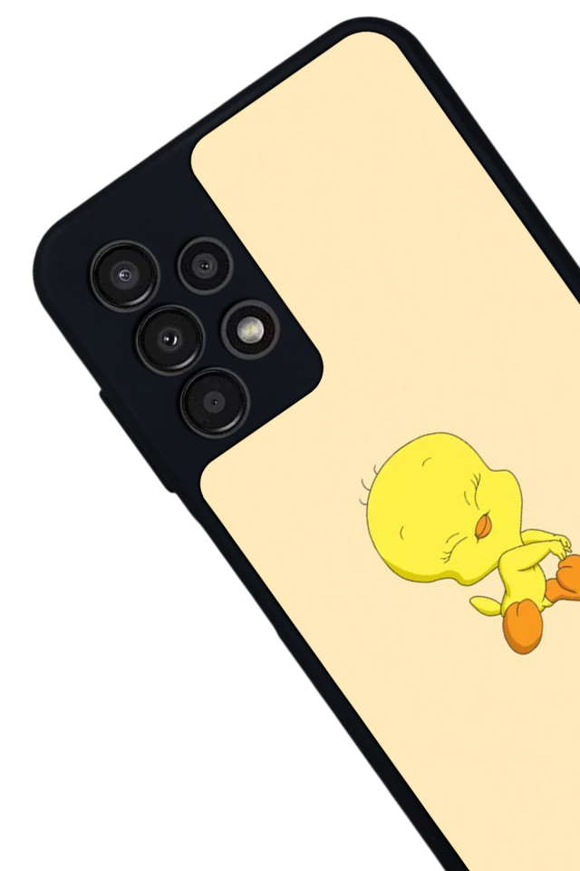 Samsung Galaxy A23 Uyumlu Tweety Tasarımlı Glossy Premium Kılıf