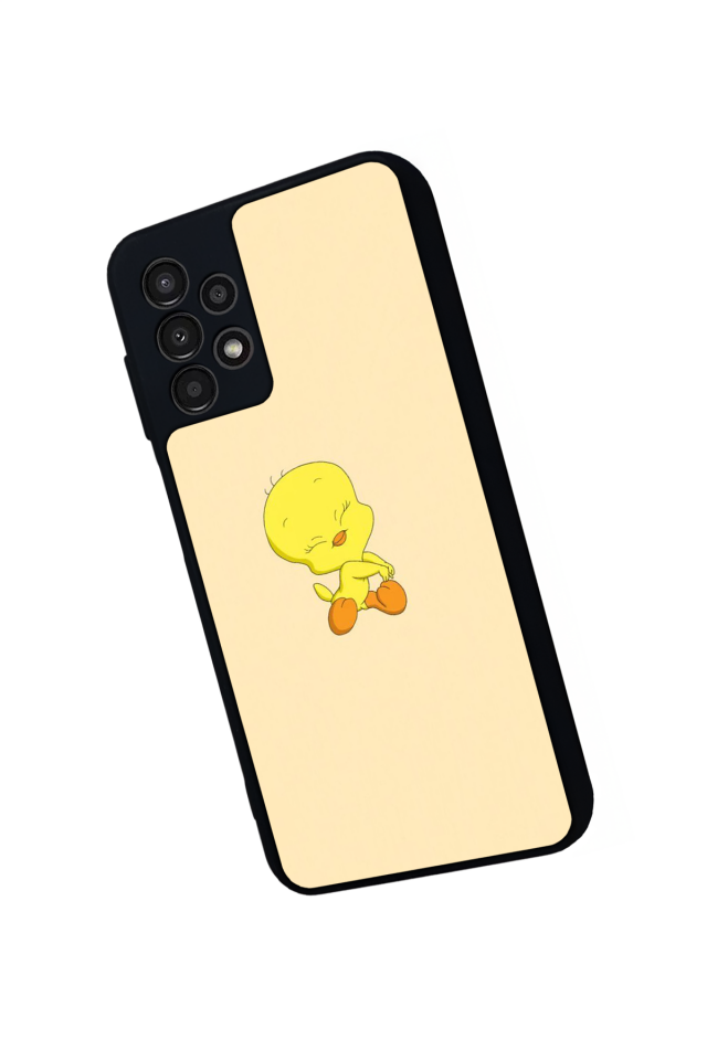Samsung Galaxy A23 Uyumlu Tweety Tasarımlı Glossy Premium Kılıf