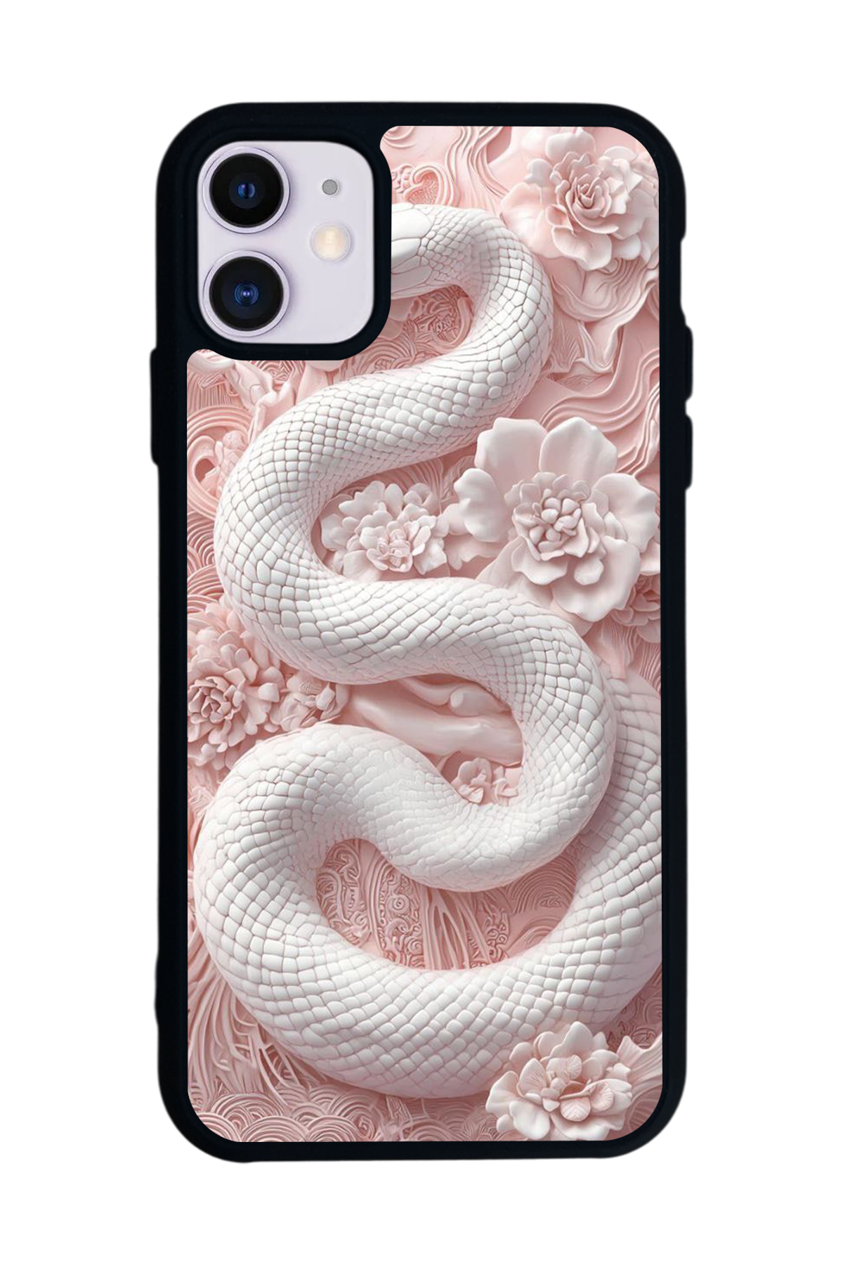 iPhone 11 Uyumlu Yılan Tasarımlı Glossy Premium Kılıf