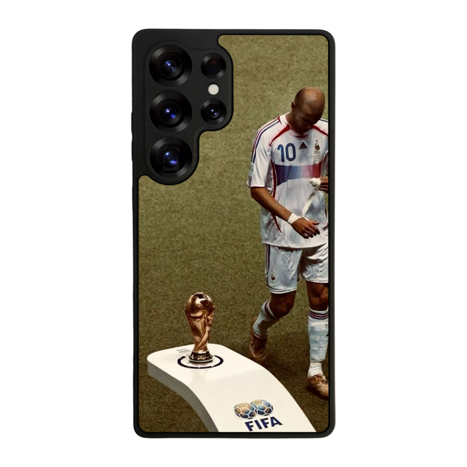 Samsung Galaxy S25 Ultra Uyumlu Zidane Tasarımlı Glossy Premium Kılıf