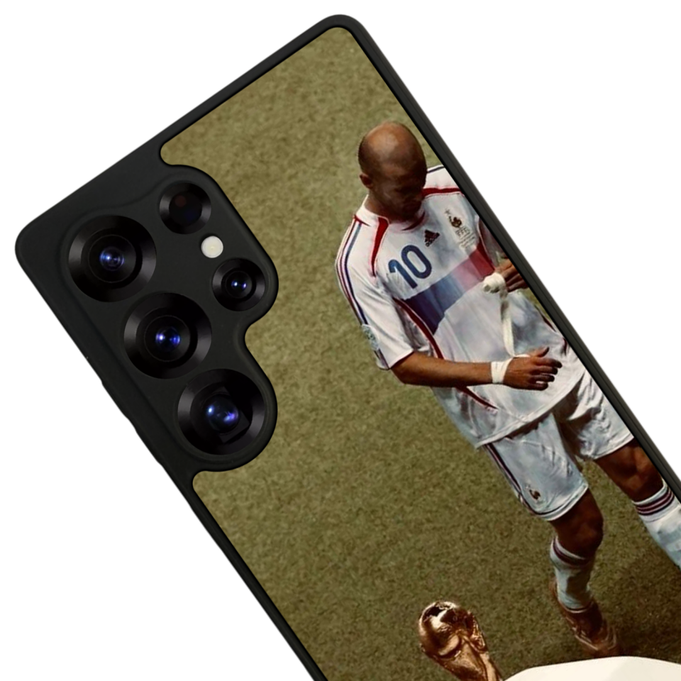 Samsung Galaxy S25 Ultra Uyumlu Zidane Tasarımlı Glossy Premium Kılıf