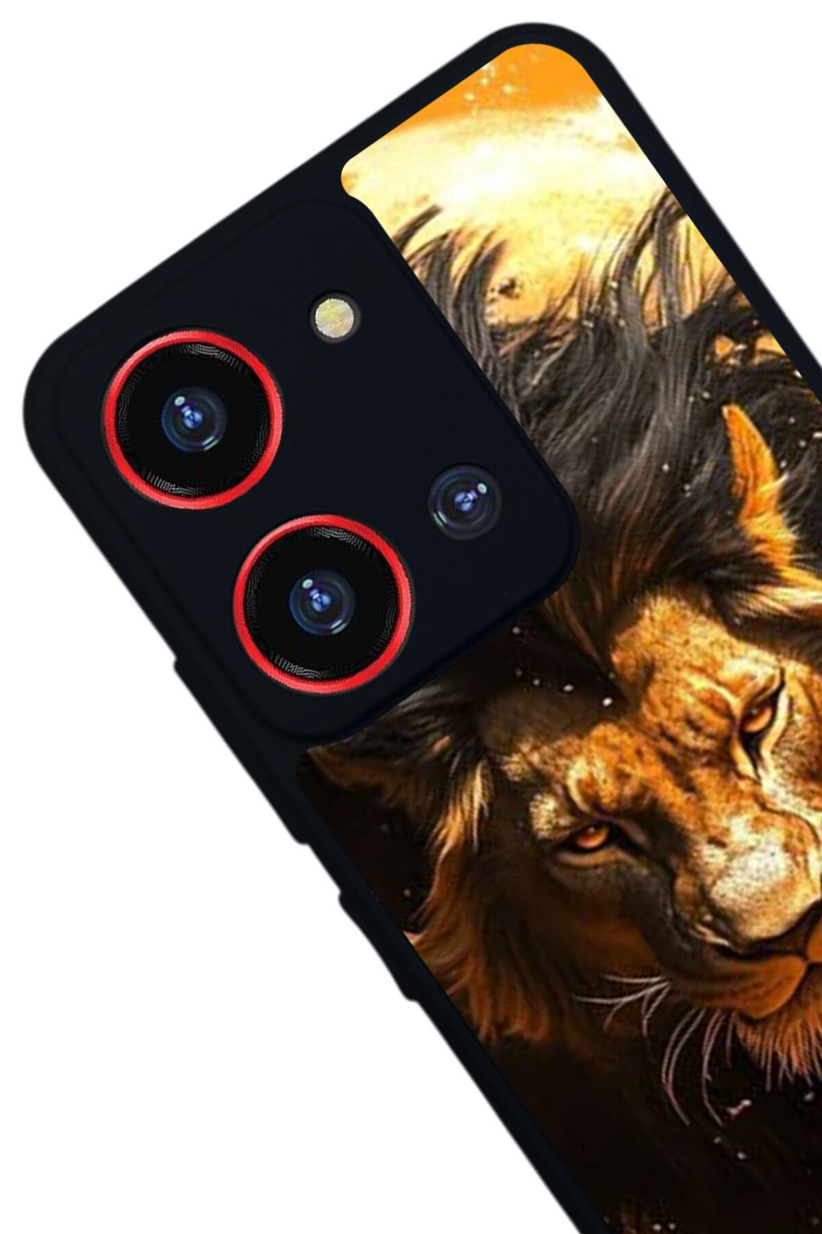 Reeder S19 Max Pro S 108MP Uyumlu Aslan Tasarımlı Glossy Premium Kılıf