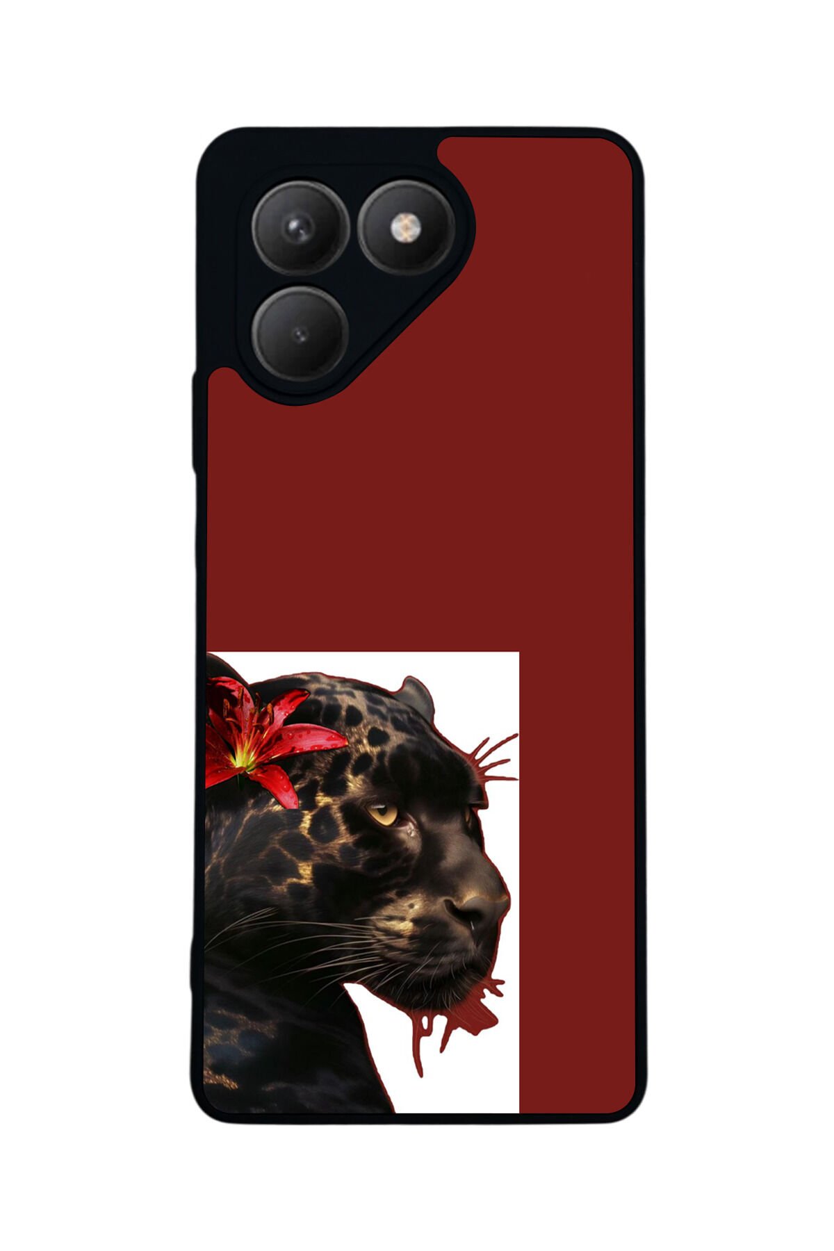 Tecno Pova 7 Mat Uyumlu Siyah Kılıf – Yumuşak Silikon, Koruyucu, Şok Emici Kapak