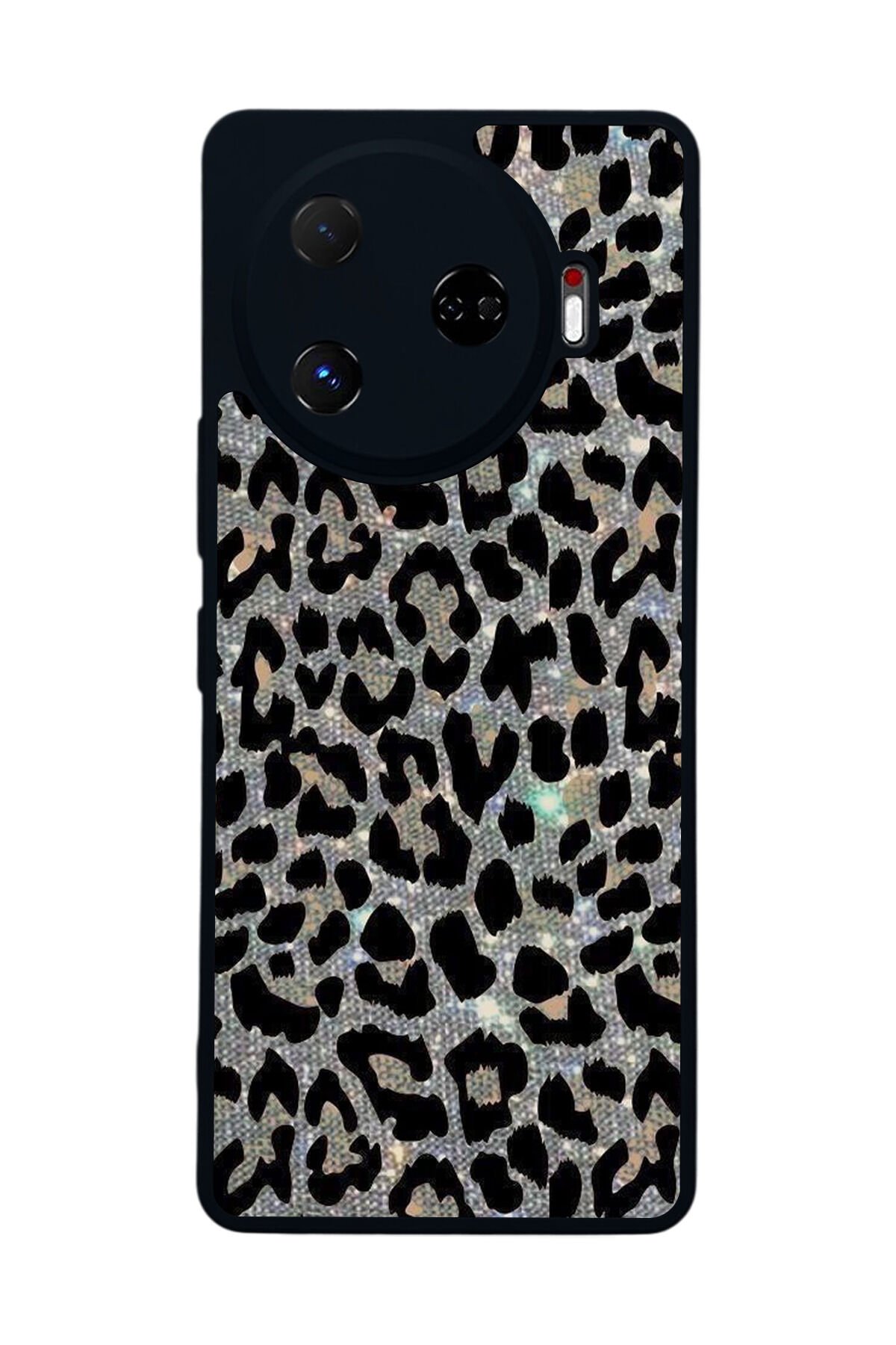 Tecno Camon 30 Pro Uyumlu Hologram Leopar Tasarımlı Glossy Premium Kılıf