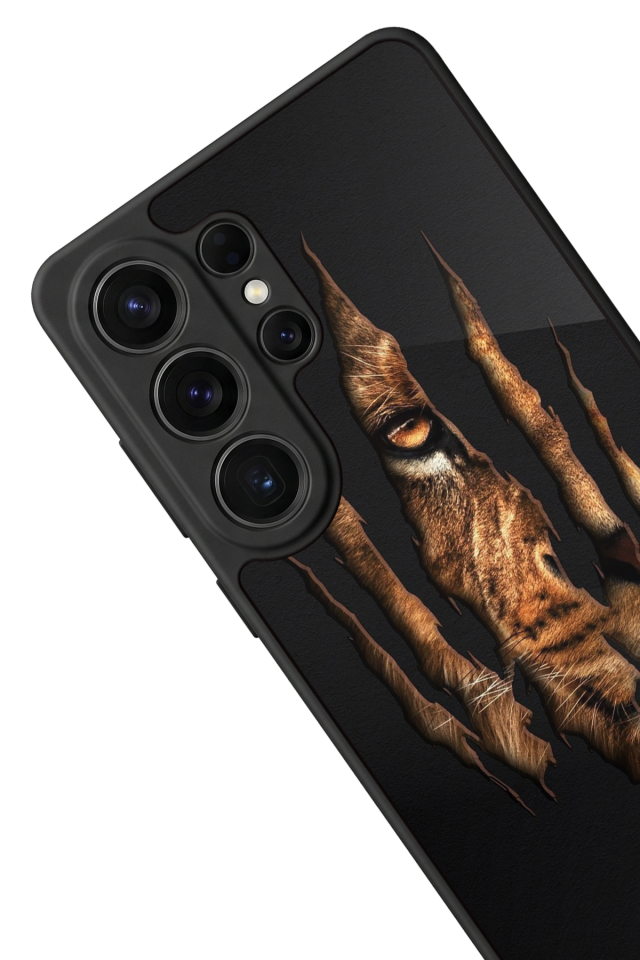 Samsung Galaxy S26 Ultra Uyumlu Aslan Tasarımlı Glossy Premium Kılıf