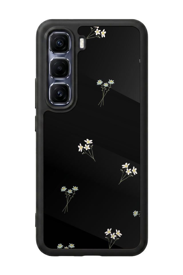Infinix Hot 60 Pro Plus Uyumlu Cicek Tasarımlı Glossy Premium Kılıf