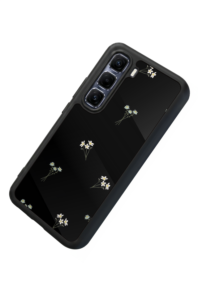 Infinix Hot 60 Pro Plus Uyumlu Cicek Tasarımlı Glossy Premium Kılıf