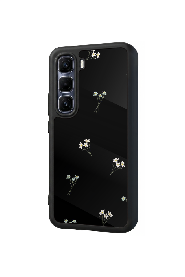 Infinix Hot 60 Pro Plus Uyumlu Cicek Tasarımlı Glossy Premium Kılıf