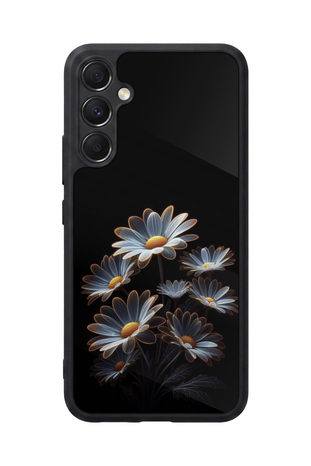 Samsung Galaxy A34 Uyumlu Cicek Tasarımlı Glossy Premium Kılıf