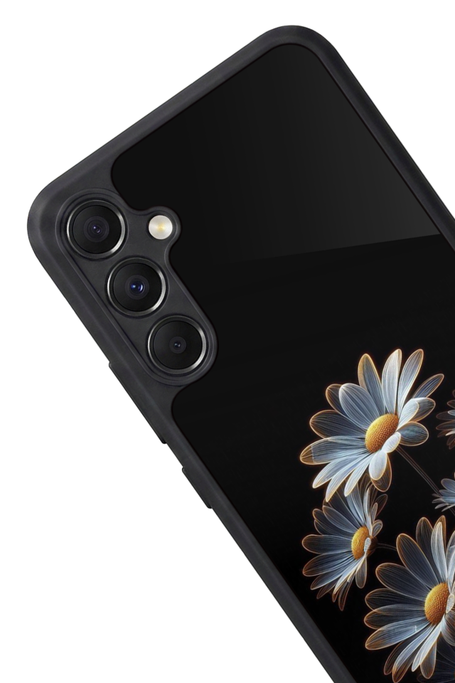 Samsung Galaxy A34 Uyumlu Cicek Tasarımlı Glossy Premium Kılıf