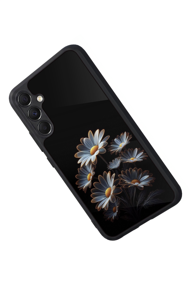 Samsung Galaxy A34 Uyumlu Cicek Tasarımlı Glossy Premium Kılıf