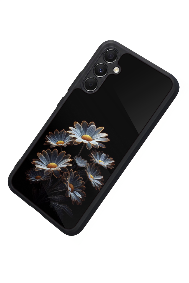 Samsung Galaxy A34 Uyumlu Cicek Tasarımlı Glossy Premium Kılıf