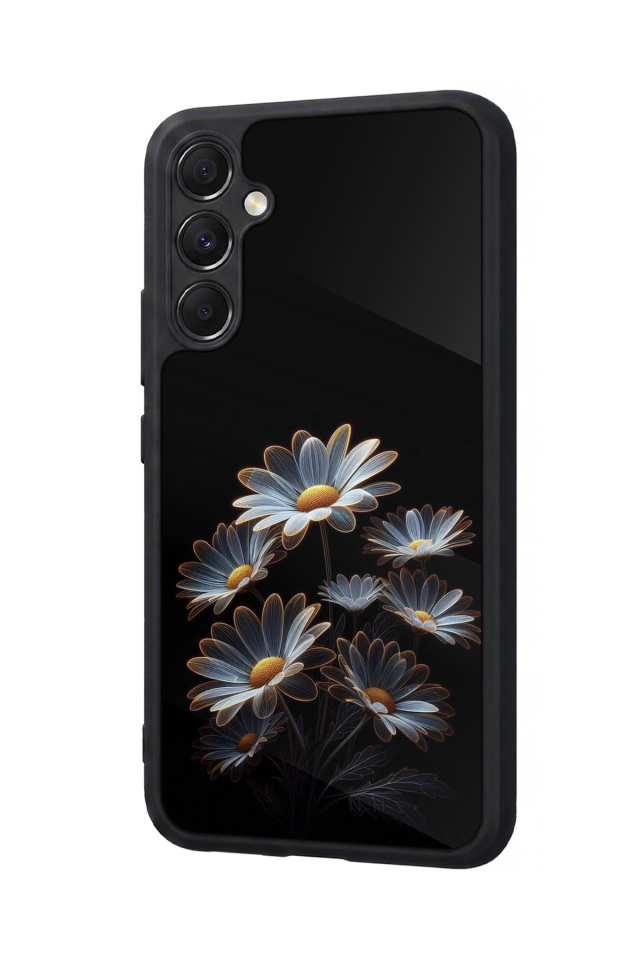 Samsung Galaxy A34 Uyumlu Cicek Tasarımlı Glossy Premium Kılıf