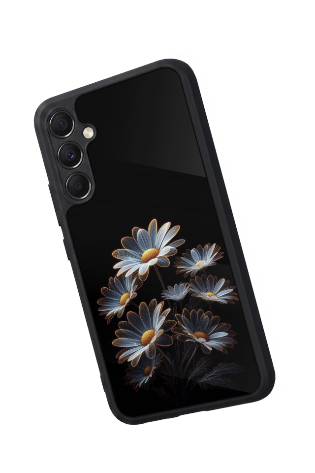 Samsung Galaxy A34 Uyumlu Cicek Tasarımlı Glossy Premium Kılıf