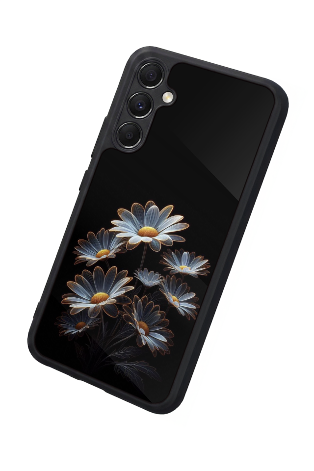 Samsung Galaxy A34 Uyumlu Cicek Tasarımlı Glossy Premium Kılıf