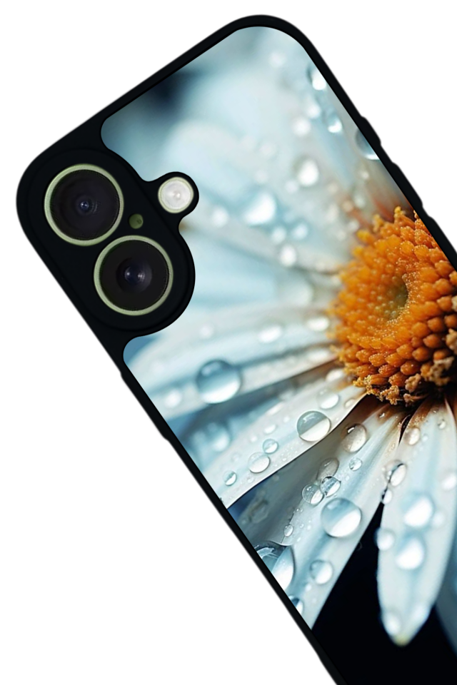 iPhone 17 Uyumlu Cicek Tasarımlı Glossy Premium Kılıf