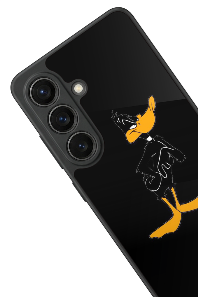 Samsung Galaxy S26 Uyumlu Daffy duck Tasarımlı Glossy Premium Kılıf