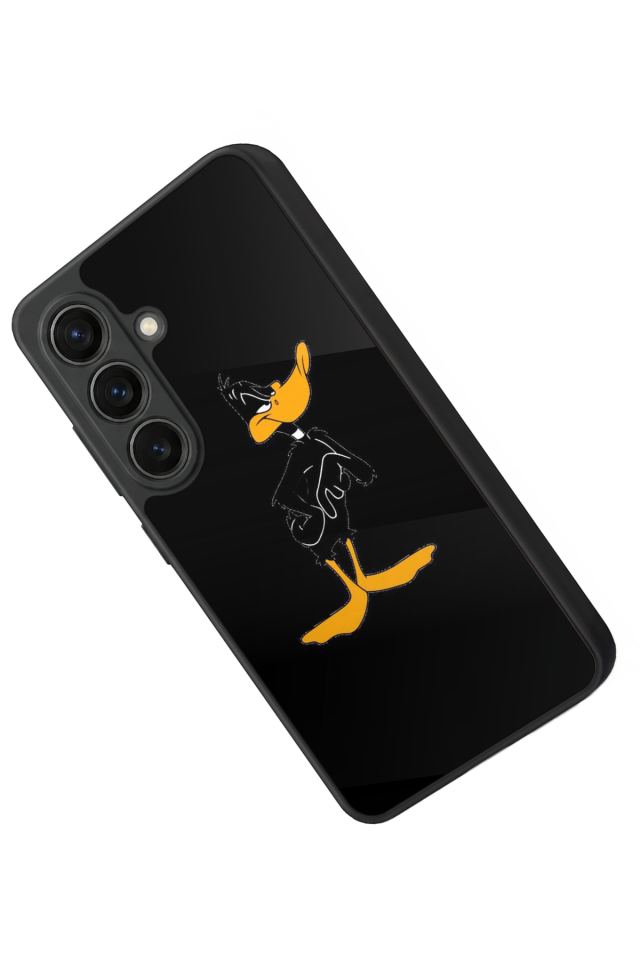 Samsung Galaxy S26 Uyumlu Daffy duck Tasarımlı Glossy Premium Kılıf