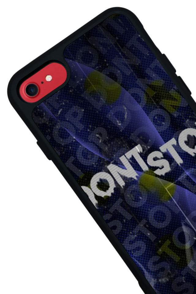 iPhone SE Uyumlu Dont Stop Tasarımlı Glossy Premium Kılıf