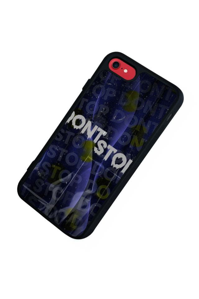 iPhone SE Uyumlu Dont Stop Tasarımlı Glossy Premium Kılıf