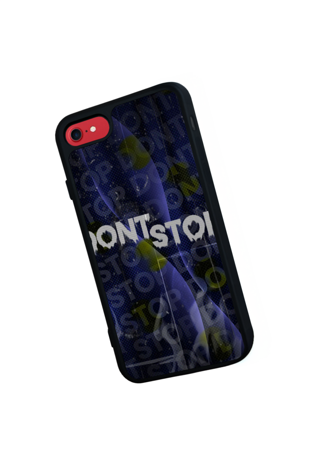 iPhone SE Uyumlu Dont Stop Tasarımlı Glossy Premium Kılıf