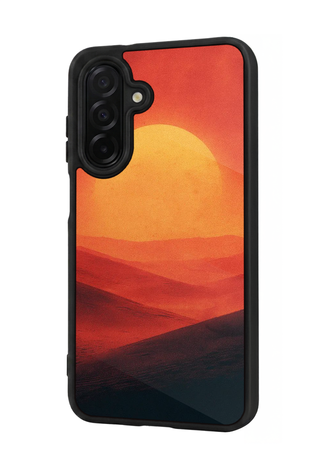 Samsung Galaxy A26 Uyumlu Güneş Tasarımlı Glossy Premium Kılıf