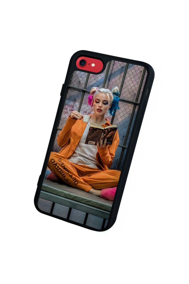 iPhone 8 Uyumlu HarleyQueen Tasarımlı Glossy Premium Kılıf