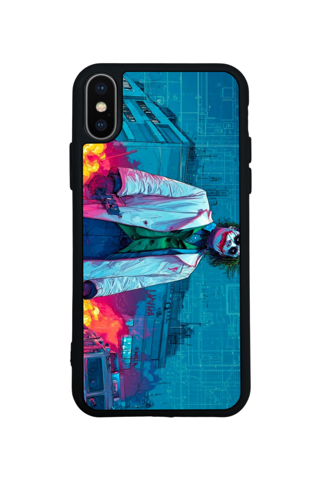 iPhone XS Max Uyumlu Joker Tasarımlı Glossy Premium Kılıf