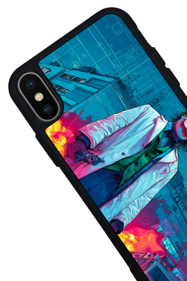 iPhone XS Max Uyumlu Joker Tasarımlı Glossy Premium Kılıf