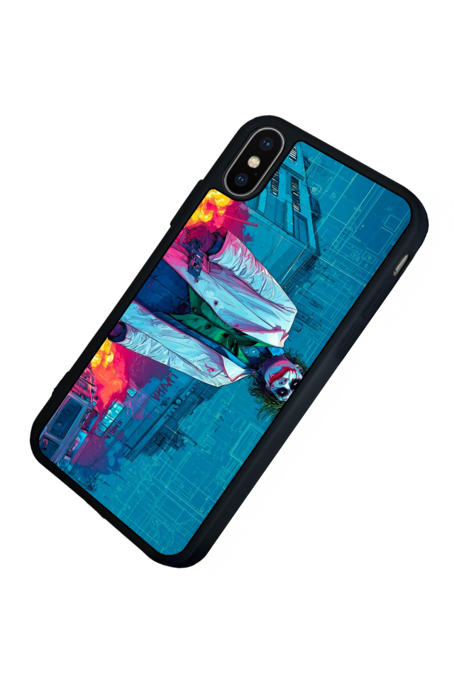 iPhone XS Max Uyumlu Joker Tasarımlı Glossy Premium Kılıf