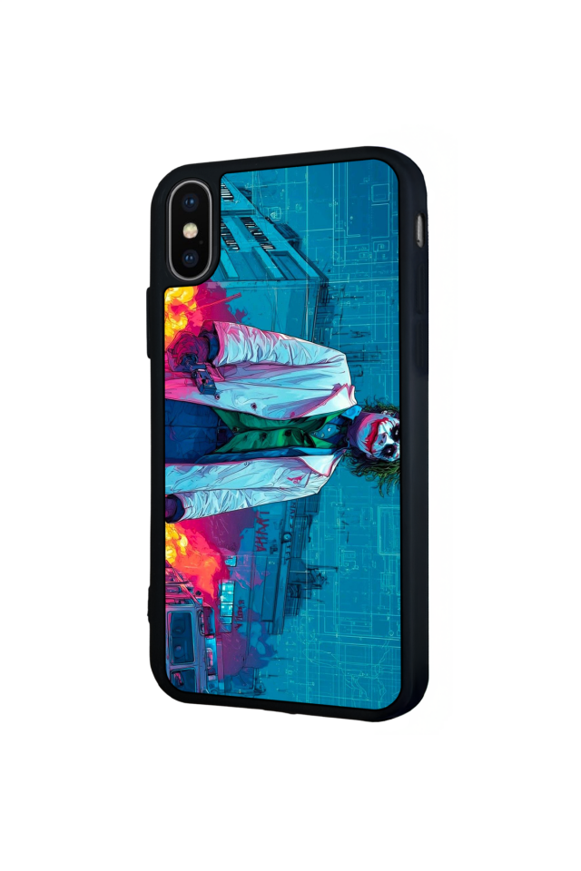 iPhone XS Max Uyumlu Joker Tasarımlı Glossy Premium Kılıf
