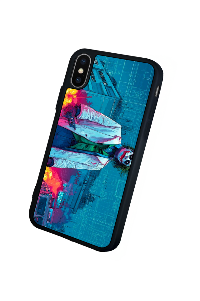 iPhone XS Max Uyumlu Joker Tasarımlı Glossy Premium Kılıf