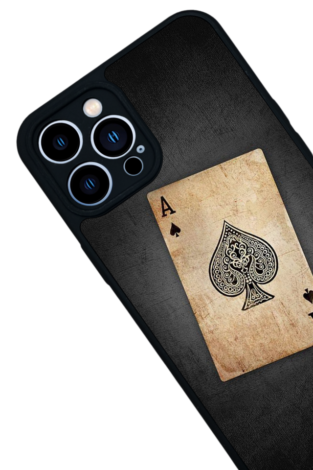 iPhone 13 Pro Max Uyumlu Kart Tasarımlı Glossy Premium Kılıf