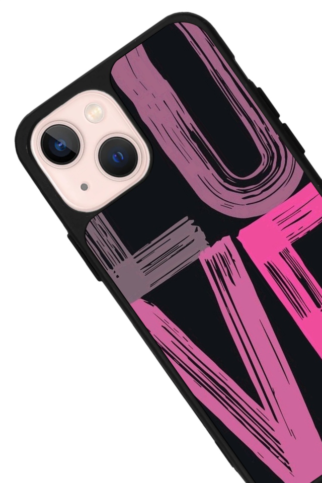 iPhone 13/14 Uyumlu Love Tasarımlı Glossy Premium Kılıf