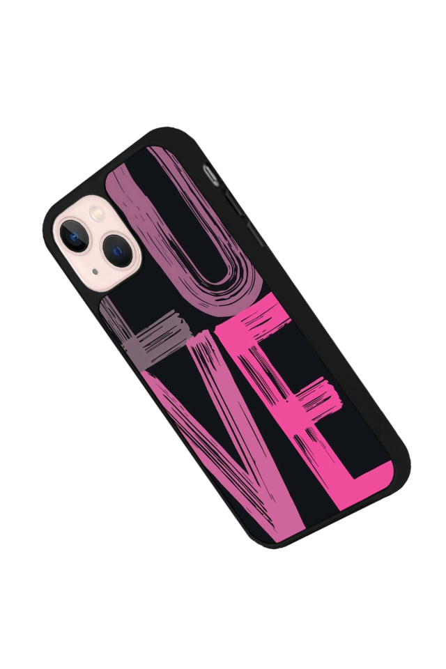 iPhone 13/14 Uyumlu Love Tasarımlı Glossy Premium Kılıf