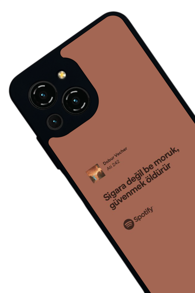 Reeder S23 Pro Max Uyumlu Sarki Sozleri Tasarımlı Glossy Premium Kılıf