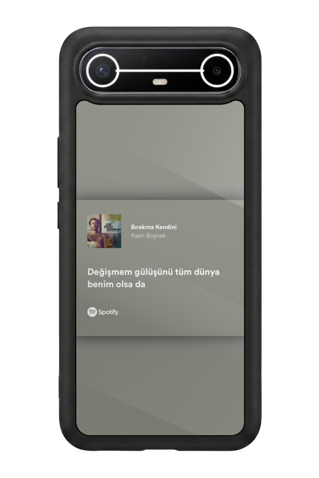 Tecno Spark Slim 5G Uyumlu Sarki Sozleri Tasarımlı Glossy Premium Kılıf