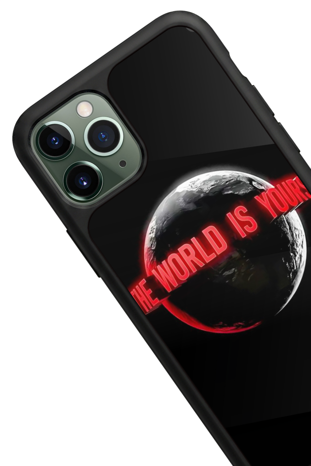 iPhone 11 Pro Max Uyumlu Scarface Tasarımlı Glossy Premium Kılıf
