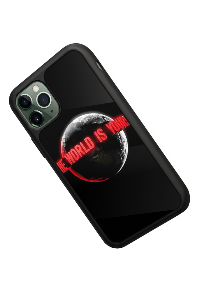 iPhone 11 Pro Max Uyumlu Scarface Tasarımlı Glossy Premium Kılıf