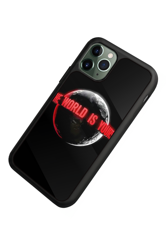 iPhone 11 Pro Max Uyumlu Scarface Tasarımlı Glossy Premium Kılıf