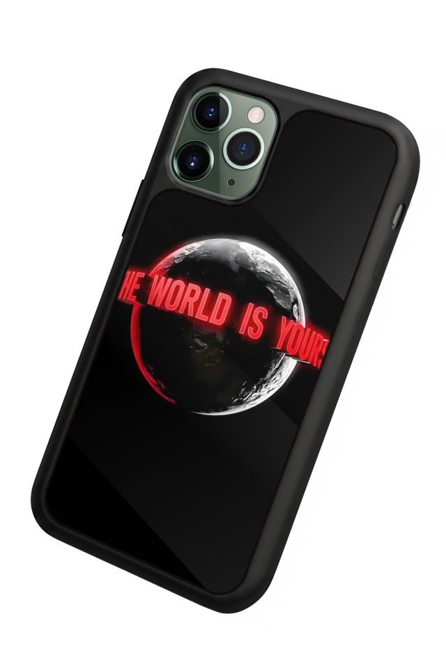 iPhone 11 Pro Max Uyumlu Scarface Tasarımlı Glossy Premium Kılıf