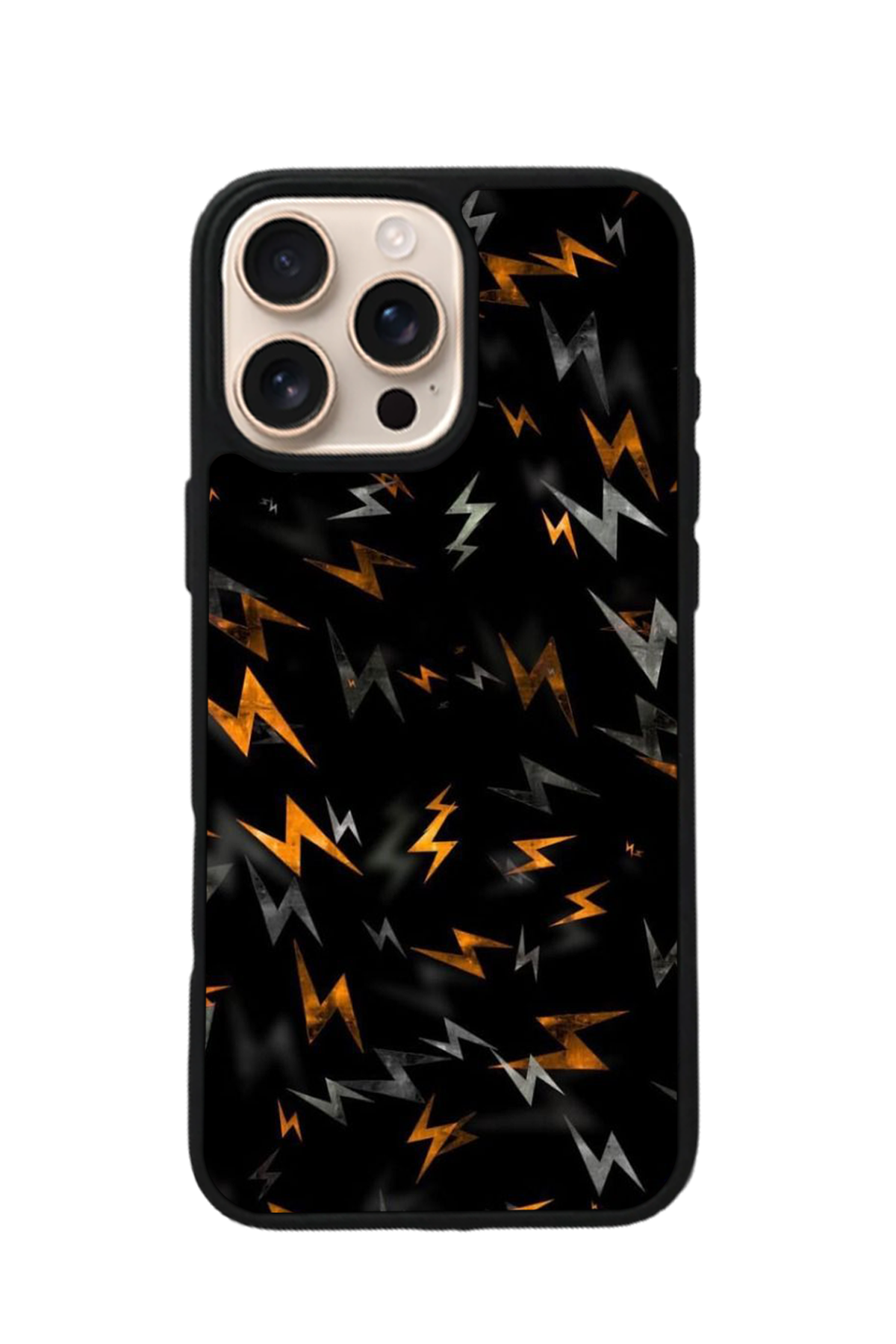 iPhone 14 Pro Uyumlu Simsek Tasarımlı Glossy Premium Kılıf