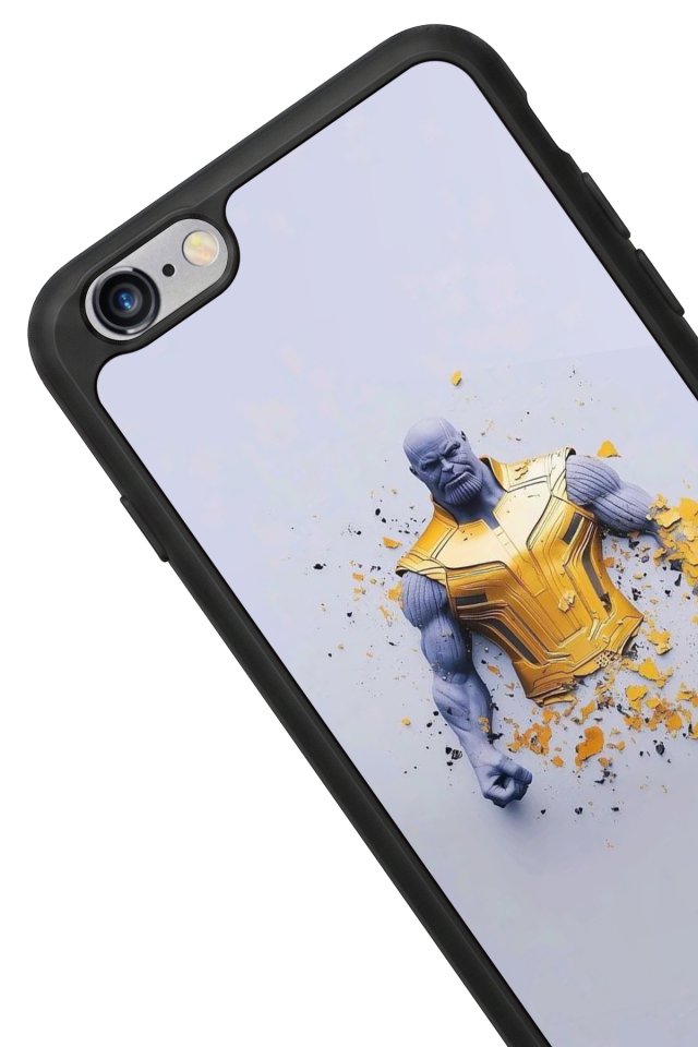 iPhone 6 Plus Uyumlu Thanos Tasarımlı Glossy Premium Kılıf