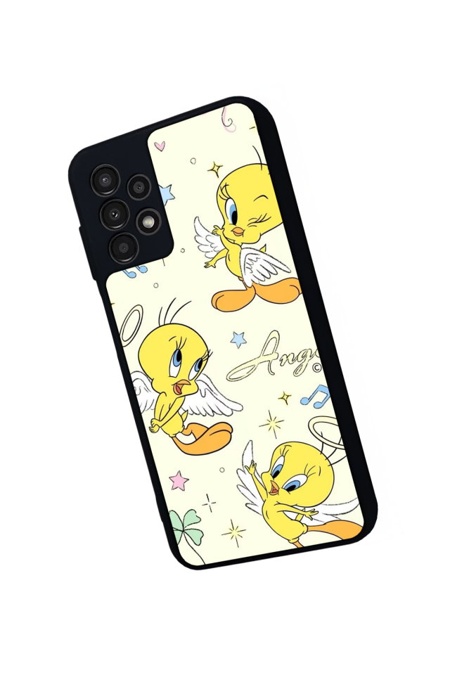Samsung Galaxy A23 Uyumlu Tweety Tasarımlı Glossy Premium Kılıf