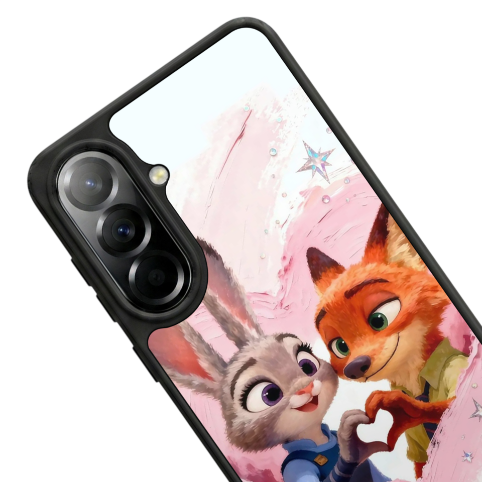 Samsung Galaxy A37 Uyumlu Zootropolis Tasarımlı Glossy Premium Kılıf